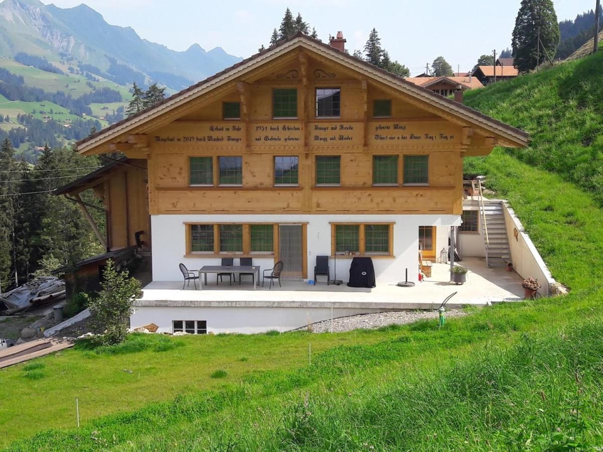 Bed and Breakfast Ferien In Der Bergwelt Von Adelboden Exteriér fotografie